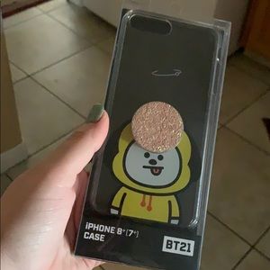 LINE FRIENDS BTS BT21 Chimmy phone case iPhone 8+